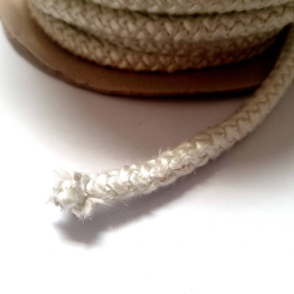 Stove Rope 12mm HARD WHITE (priced per metre) - Stove Spares and Servicing