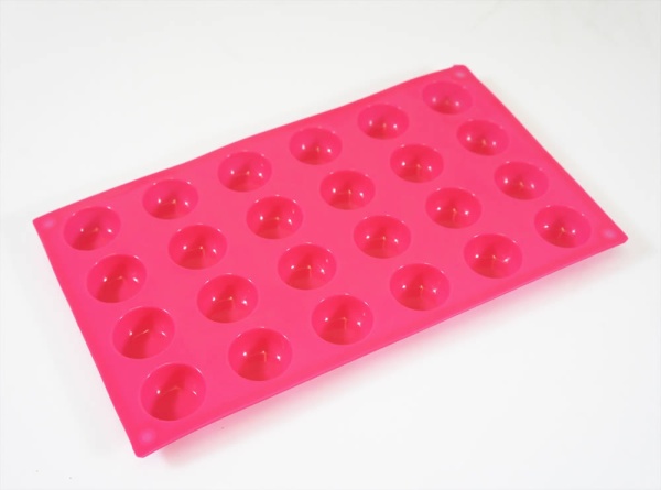 24 cell Ganache Centres - Silicone Mould for making Artisan Hand Dipped Chocolates / Wax Melts