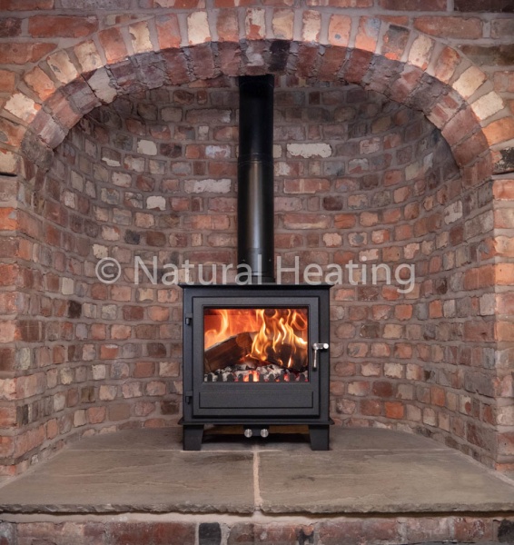 Clock Blithfield 8kw Wood Burning & Multi Fuel Stove