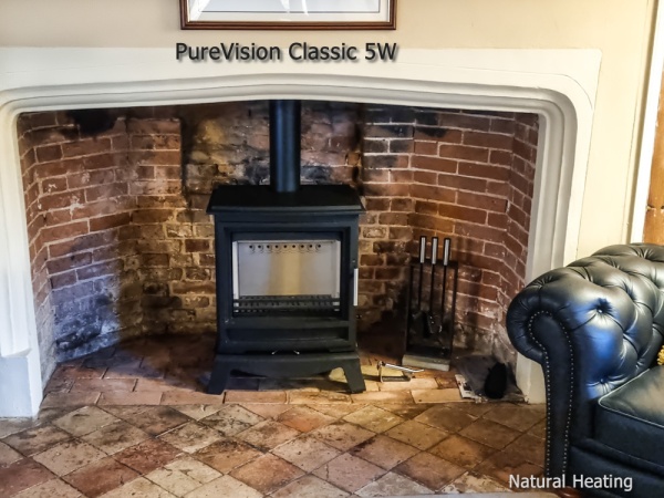 Charlton and Jenrick PureVision CLASSIC 5 Wide - 5kw Multifuel Stove