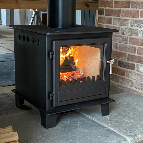 Clock Blithfield DOUBLE SIDED 10kw Wood Burning & Multi Fuel Stove