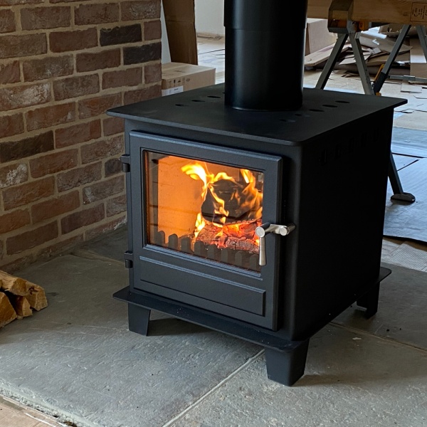 Clock Blithfield DOUBLE SIDED 10kw Wood Burning & Multi Fuel Stove