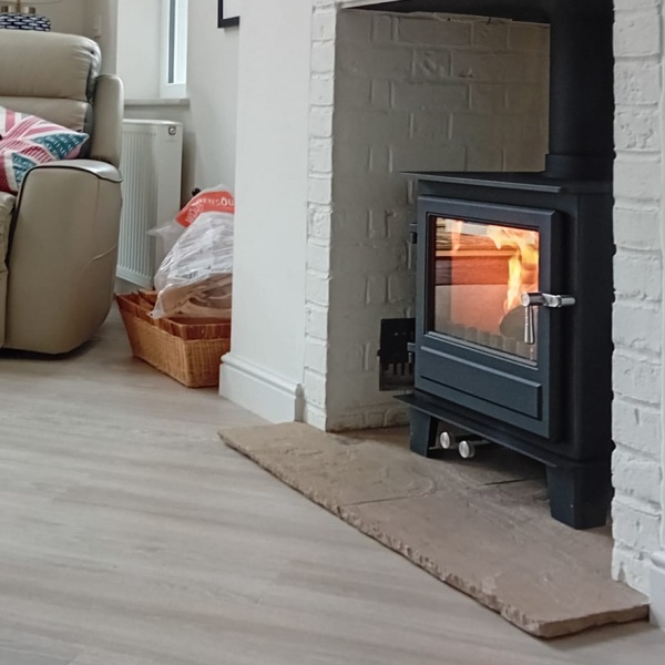 Clock Blithfield DOUBLE SIDED 10kw Wood Burning & Multi Fuel Stove