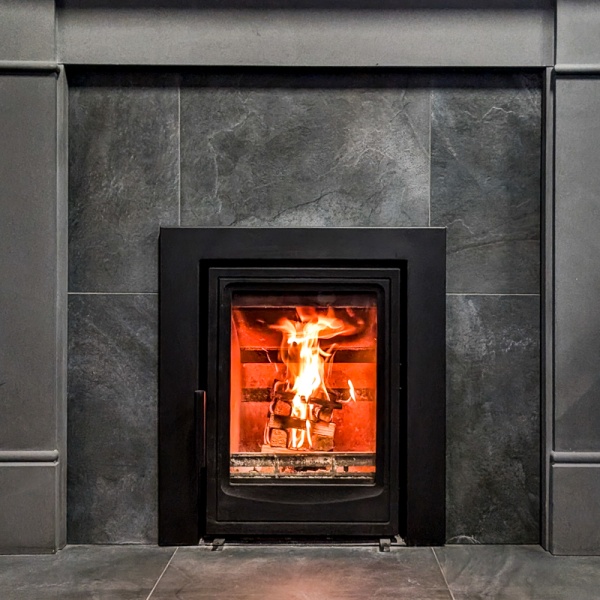 Ecoflame 4i Inset Stove c/w 3 sided Trim - 5kw, Multi fuel