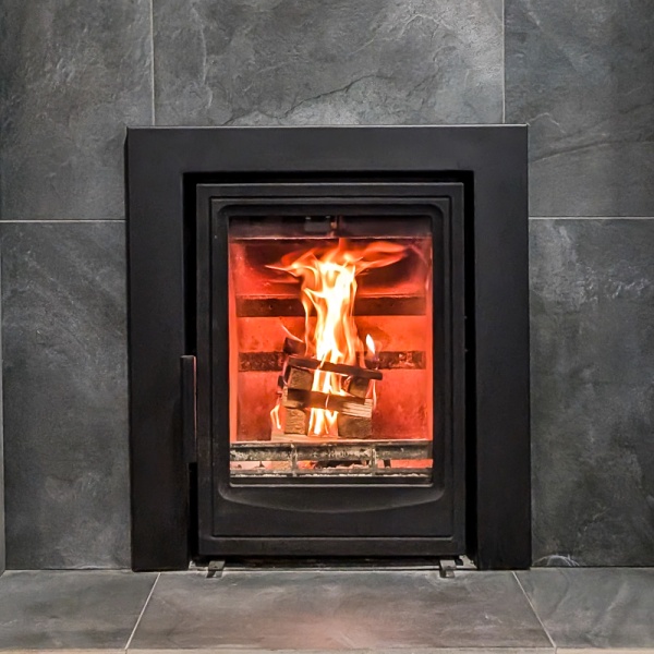 Ecoflame 4i Inset Stove c/w 3 sided Trim - 5kw, Multi fuel