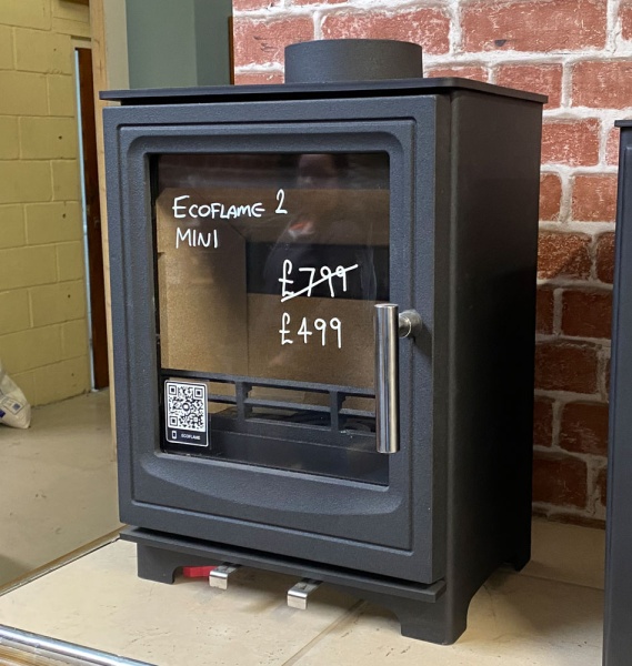 EcoFlame 2 Mini - 4kw Multifuel Stove / Eco2022 - BRAND NEW - EX SHOP DISPLAY