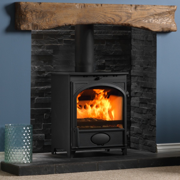 Charlton & Jenrick Fireline FA8 multi fuel stove - 8kw with Arch Door Eco 2022 / DEFRA - BRAND NEW / EX SHOP DISPLAY