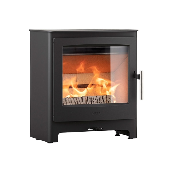 Heta Ambition 5 Wood Burning Stove - BLACK