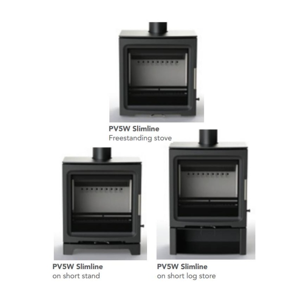 80mm Stand for Purevision BPV5W 5kw Multi Fuel Stove