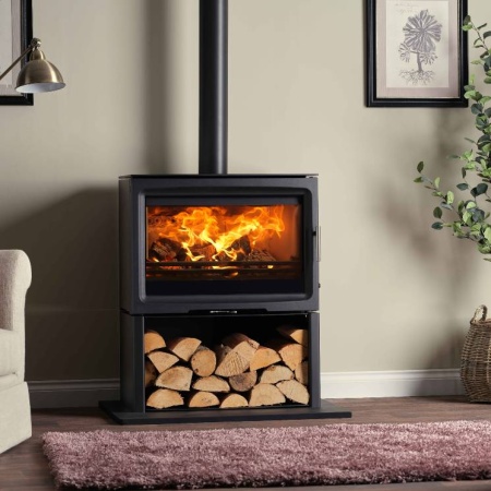 Charlton & Jenrick PUREVISION BPV85 BLACK - 8.5kw Multi Fuel Stove