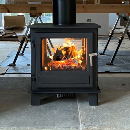 Clock Blithfield DOUBLE SIDED 10kw Wood Burning & Multi Fuel Stove