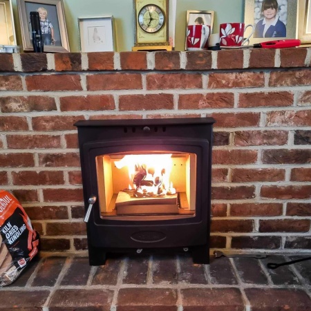 Hamlet Solution 5 INSET Stove Eco 2022 (s4) Multi Fuel Stove - 5kw Defra Approved