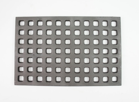 Cast Iron Waffle Top Grate Only -  Large - 457 x 300mm max (Adjustable)