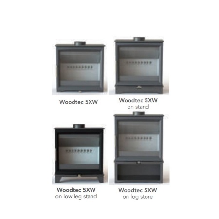 Low Leg Style Stand for Woodtec 5 Extra Wide Stove