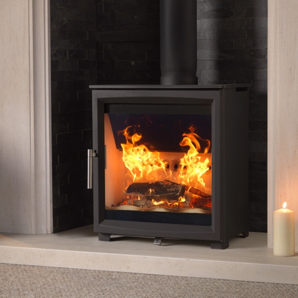 Charlton & Jenrick  - Woodtec 5 WIDE - 5kw nominal (3.8 > 7kw) Wood Burning Stove