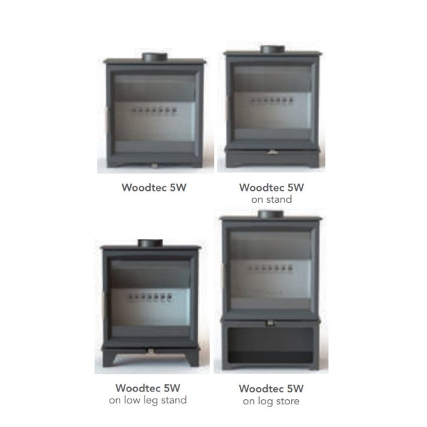 76mm Stand for Woodtec 5kw WIDE Stove